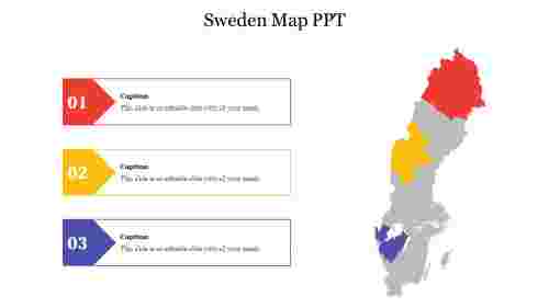 Sweden Map PPT